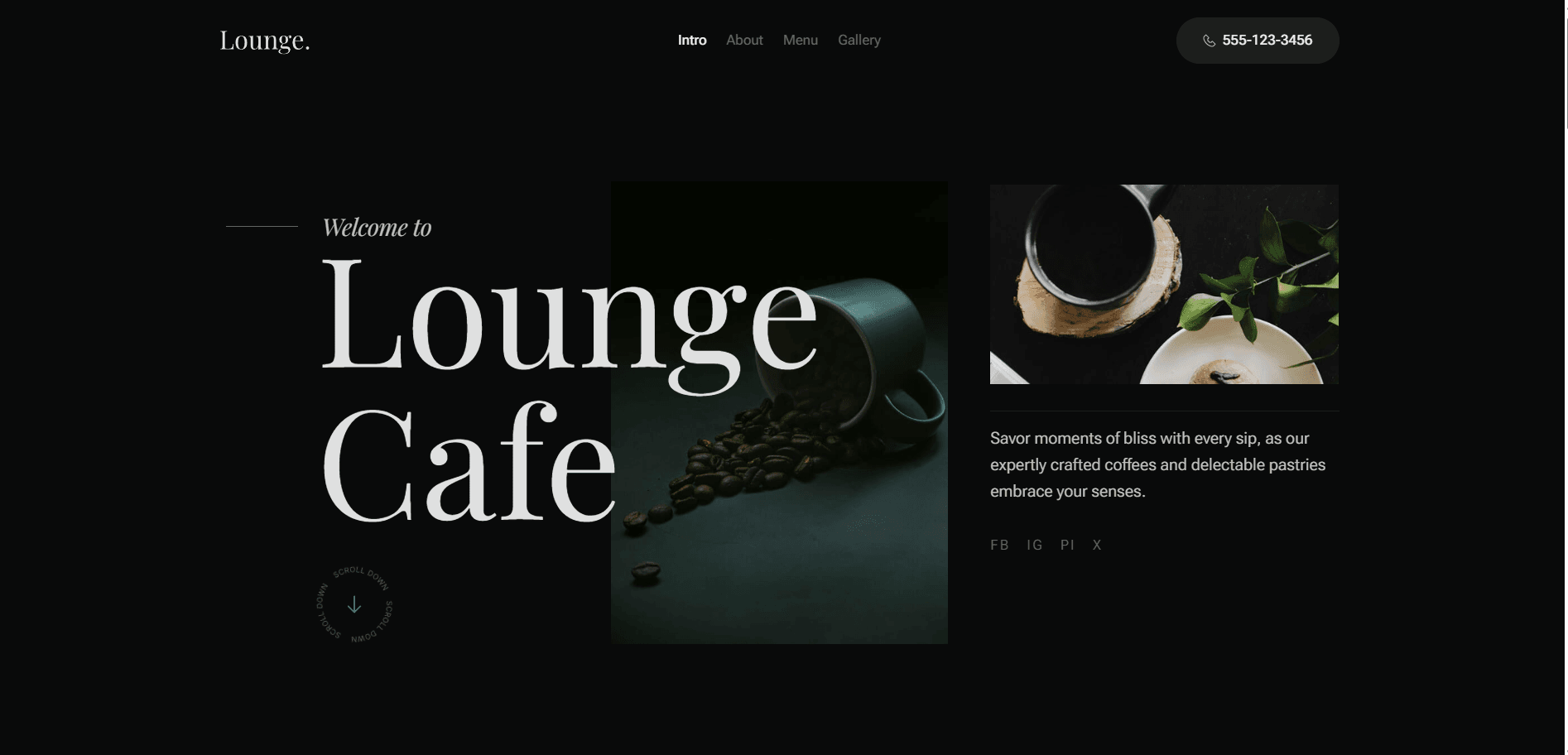 Online Lounge Template